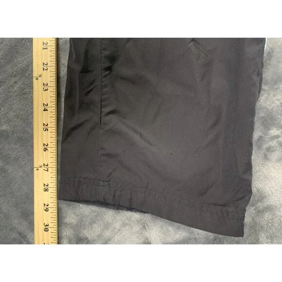 Adidas Windbreaker Track Pants Men's L Black Blue Ankle Zip 228165 - Picture 9 of 9